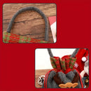 Christmas Plush Bell Bags 3-Pack: Snowman, Reindeer & Santa, Filled with Joy and Surprise