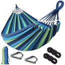 Outdoor Camping Hammock Portable Travel Swing Balance Hammock for Beach Hiking Backyard Relax Chai(2.8*1.5m  RED)