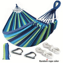 Outdoor Camping Hammock Portable Travel Swing Balance Hammock for Beach Hiking Backyard Relax Chai(2.8*1.5m  RED)
