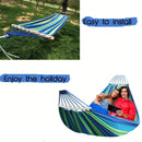 Outdoor Camping Hammock Portable Travel Swing Balance Hammock for Beach Hiking Backyard Relax Chai(2.8*1.5m  RED)