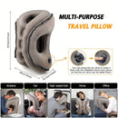 Inflatable Travel Pillow | Multi-Scene Ergonomic Design, 3-Second Inflate/Deflate, Relieves Travel Fatigue.BLUE