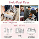 2PCS Fashionable PVC makeup bag, large capacity and easy to clean, with zipper closure. Ideal for travel and daily use, a high-quality storage choice.