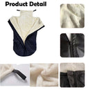 Winter Elderly Wheelchair Heating Blanket | Windproof & Fleece-Lined, Ideal for Both Outings and Home Use(red)