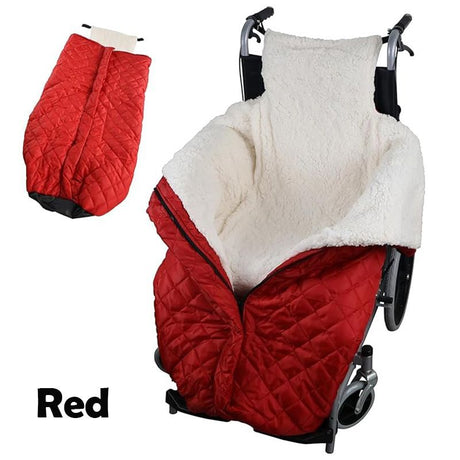 Winter Elderly Wheelchair Heating Blanket | Windproof & Fleece-Lined, Ideal for Both Outings and Home Use(BLACK)