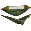 Sun-Protection Outdoor Hammock｜2-in-1 Detachable Mosquito Net, Portable Camping Essential。orange