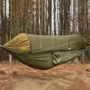 Sun-Protection Outdoor Hammock｜2-in-1 Detachable Mosquito Net, Portable Camping Essential。orange