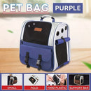 Cat Backpack Carrier - Lightweight, Foldable, Shape-Retaining Travel Bag for Cats and Small Dogs up to 8kg(Milk coffee color)