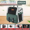 Cat Backpack Carrier - Lightweight, Foldable, Shape-Retaining Travel Bag for Cats and Small Dogs up to 8kg(BLUE)