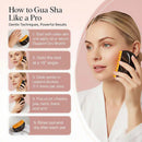 Dual-Sided Lymphatic Massage Brush: Silicone Boosts Circulation, Gua Sha Lifts, Wet & Dry Use, Essential Home Sculpting Tool（black)