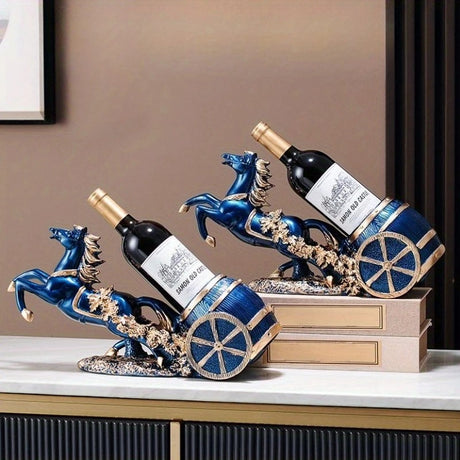 Freestanding Luxury Wine Rack, Stable Partitioned Storage, Hand-Carved 