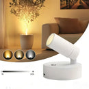 Drill Free Magnetic Charging Spotlight, 2000mAh Long Battery Life Touch Dimming, 350 Degree Rotation Multi Scene, Easily Create Home Ambiance/white