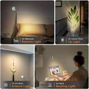 Drill Free Magnetic Charging Spotlight, 2000mAh Long Battery Life Touch Dimming, 350 Degree Rotation Multi Scene, Easily Create Home Ambiance/white