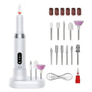 Pink   Wireless Charging Nail Drill, 3-Speed Adjustable, Professional-Level Care in One Tool