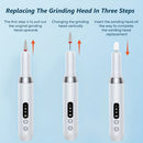 White  Wireless Charging Nail Drill, 3-Speed Adjustable, Professional-Level Care in One Tool
