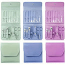 16-Piece Nail Care Set | Portable & Professional, One Box for Hand & Foot Details。green