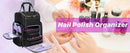 Nail Art Tool Storage Backpack: Removable Compartments, High-Capacity Categorized Storage, Multiple Carrying Methods, Ideal for Home, Travel & Mobile Services