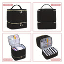 purple  Double‑layer woven storage, scientifically organized with large capacity—Professional Nail Tool Carry‑on Bag, keeping tools perfectly ordered.