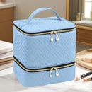 purple  Double‑layer woven storage, scientifically organized with large capacity—Professional Nail Tool Carry‑on Bag, keeping tools perfectly ordered.