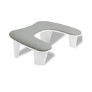 BLACK This handheld nail care device integrates a U-shaped pillow and comes with a portable detachable stand. Designed with an inclined PU material and a sturdy base, it is crafted for both comfort and portability.