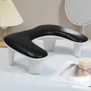 Grey This handheld nail care device integrates a U-shaped pillow and comes with a portable detachable stand. Designed with an inclined PU material and a sturdy base, it is crafted for both comfort and portability.