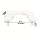 Grey This handheld nail care device integrates a U-shaped pillow and comes with a portable detachable stand. Designed with an inclined PU material and a sturdy base, it is crafted for both comfort and portability.