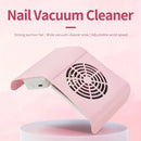 Nail Dust Collector: USB-Powered, Strong Suction, One-Touch Operation, Say Goodbye to Dust Troubles.WHITE