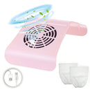 Nail Dust Collector: USB-Powered, Strong Suction, One-Touch Operation, Say Goodbye to Dust Troubles.WHITE