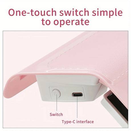 Nail Dust Collector: USB-Powered, Strong Suction, One-Touch Operation, Say Goodbye to Dust Troubles.GREEN