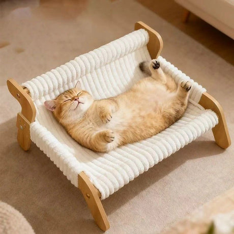 Plush Cat Bed, Cat Sofa, Warm Cat Lounge Chair, Dog Bed for Sleeping and Playing, Dog Sofa