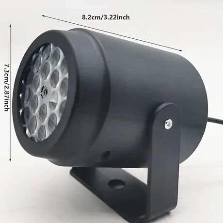 20-Pattern Christmas Projection Lamp, Plug-and-Play USB Lights Up a Fairy-Tale Christmas Night/silver
