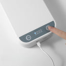 Portable Nail Disinfection Box, USB powered. Built‑in UV fast sterilization, suitable for nail and tattoo tools, PVC/plastic material, the ideal hygiene assistant for salons and studios.