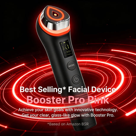 Beauty Device: Red and Blue Light, Home Use, Portable, Vibrating, Multi-Functional, with Voice Guidance, 5-Color Light Therapy, Eye Massage, Eye Care Device/