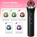 Beauty Device: Red and Blue Light, Home Use, Portable, Vibrating, Multi-Functional, with Voice Guidance, 5-Color Light Therapy, Eye Massage, Eye Care Device/"Upgrade" black beauty introducer