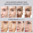 Beauty Device: Red and Blue Light, Home Use, Portable, Vibrating, Multi-Functional, with Voice Guidance, 5-Color Light Therapy, Eye Massage, Eye Care Device/"Upgrade" black beauty introducer