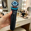 Beauty Device: Red and Blue Light, Home Use, Portable, Vibrating, Multi-Functional, with Voice Guidance, 5-Color Light Therapy, Eye Massage, Eye Care Device/"Upgrade" black beauty introducer