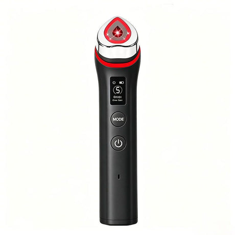 Beauty Device: Red and Blue Light, Home Use, Portable, Vibrating, Multi-Functional, with Voice Guidance, 5-Color Light Therapy, Eye Massage, Eye Care Device/