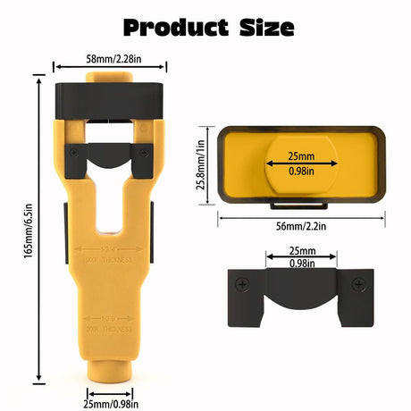 Door Latch Chisel Positioning Tool: Precise Positioning Without Measurement, Easy Installation With Less Effort/BLUE