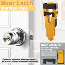 Door Latch Chisel Positioning Tool: Precise Positioning Without Measurement, Easy Installation With Less Effort/wine red