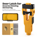 Door Latch Chisel Positioning Tool: Precise Positioning Without Measurement, Easy Installation With Less Effort/wine red