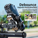 Shockproof Phone Mount, Compatible with Bicycles/Motorcycles/Scooters/ATVs, 720-Degree Rotation Anti-Shake, Fits 4.5-7 Inch Smartphones