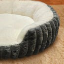 Pet owners are searching: Winter thick rabbit fur pet bed, ultimate cold-proof warmth solution(pink   No. M)