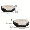 Pet owners are searching: Winter thick rabbit fur pet bed, ultimate cold-proof warmth solution(brown  NO:M)