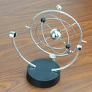 Newton's Cradle, an artistic craft piece for both home and office – a perpetual motion desktop ornament (requires 4 AA batteries to operate / batteries not included).