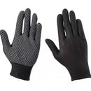 10 pairs Nylon Dot Grip Work Gloves – 13-Gauge PVC Dots Safety Gloves for Construction, Electrical & Handling, Breathable Knit, Non-Slip(black)