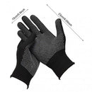 10 pairs Nylon Dot Grip Work Gloves – 13-Gauge PVC Dots Safety Gloves for Construction, Electrical & Handling, Breathable Knit, Non-Slip(grey)