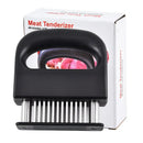 304 Stainless Steel 48-Blade Meat Tenderizer, Non-Slip Handle with Auto-Retraction, Quickly Cuts Tendons and Shortens Cooking Time, Works for Steak Lamb Chops Chicken Breast, Kitchen Essential