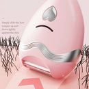 WHITE  3-in-1 Women's Electric Hair Remover, suitable for both dry and wet use. Designed for bikini, eyebrows, face, and underarms. Portable, rechargeable, cordless, gentle yet effective.