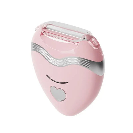WHITE  3-in-1 Women's Electric Hair Remover, suitable for both dry and wet use. Designed for bikini, eyebrows, face, and underarms. Portable, rechargeable, cordless, gentle yet effective.