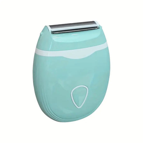 GREEN  Women's Electric Hair Remover, Portable Shaver, suitable for bikini line, legs, and underarms, with detachable blade head.