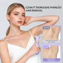 WHITE Women's Whole Body Electric Hair Removal Device, Painless Hair Removal, Type-C Fast Charging